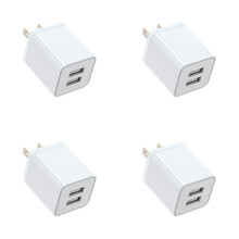 USB nástěnná nabíječka2 balení5V2.4A rychlonabíjecí adaptér pro S7kompatibilní se zásuvkou pro telefon2.4A nabíjecí blok