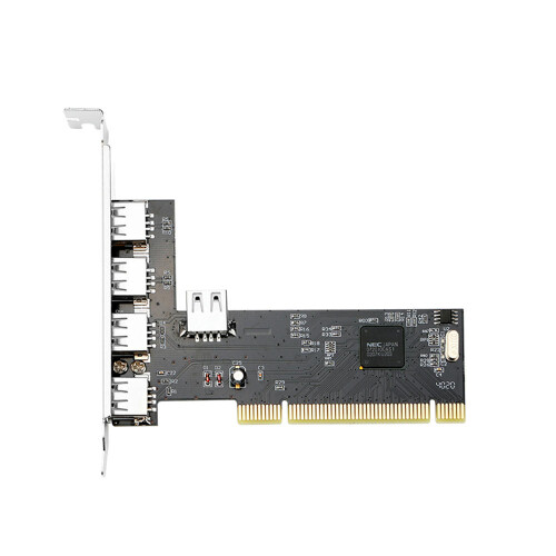 ΓΙΑ 1 τεμάχιο Κάρτα επέκτασης PCI σε USB 4+1 Κάρτα USB 2.0 ΓΙΑ 1 τεμάχιο 98SE/Me/2000/XP32-bit/XP/Win7/Win8