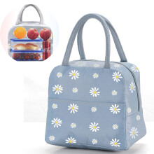 Große Thermotasche für Lunchpakete, isolierte Lunchtasche, tragbare Lunchtasche, große Picknicktasche aus Oxford-Gewebe für Damen und Kinder,