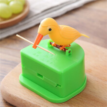 Caja de palillos de dientes Fnyoxu Small Bird. Presione para expulsar automáticamente la caja de palillos de dientes.