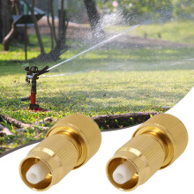 Adaptateur extensible pour tuyau d'arrosage, raccord en laiton, lot de 2