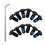 Vis de fixation pour disque de frein VTT (12 pièces) T25 1