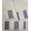 Ensemble de 3 serviettes de bain décoratives au design élégant - Rayures grises et blanches 1