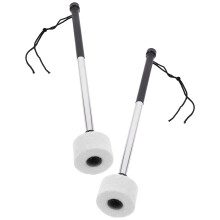 2 st trumstockar slagverksinstrument bastrummor scenframträdande trumklubbor