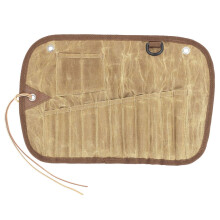 Sac à couverts de pique-nique Mizh Outdoor, sac à couverts enroulable, sac de rangement pour couverts, pochette à couverts pliable