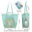 Τσάντα παραλίας Livhil Mesh Large Tote 2024Αναβάθμιση για γυναίκες με πολλαπλές τσέπες για 4
