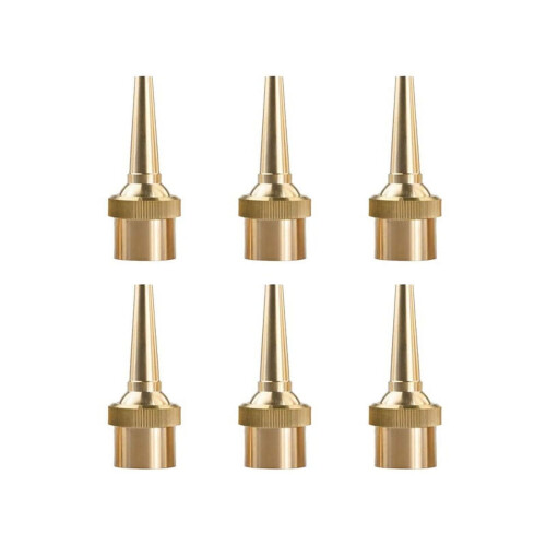 Ακροφύσιο βρύσης Qtmnekly6PCS G1/2DN15 Ρυθμιζόμενη κατεύθυνση ψεκασμού νερού με πίδακα