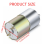 4X DC12V30RPM Μηχανισμός μετάδοσης κίνησης υψηλής ροπής με ηλεκτρικό μίνι μειωτήρα 2