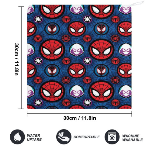 Χειροπετσέτες Spider-Man για το μπάνιο, Βαμβακερές πετσέτες προσώπου απαλές 1
