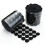 Chiusure in velcro autoadesive rotonde Black L 2