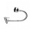 Wall Mounted Single Cold Water Kitchen Faucet 2