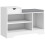 Multi-Compartment Shoe Bench, with Seat - White 1