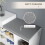 Multi-Compartment Shoe Bench, with Seat - White 8