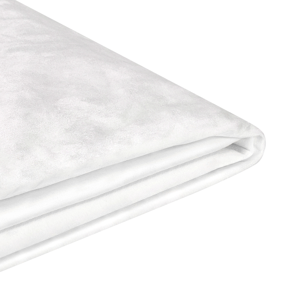 Photos - Furniture Cover Beliani Bed Frame Cover Velvet FITOU 160 x 200 cm White 