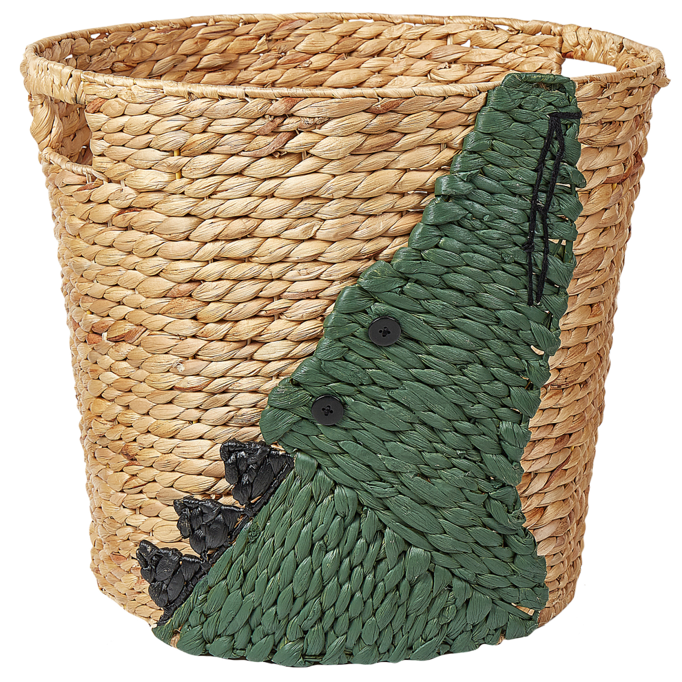 Photos - Other Decoration Beliani Kids Basket Crocodile LOXTON Wicker Natural 