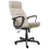 Beliani Executive Chair GURU Faux Leather Beige 4
