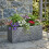 Slate Brick Effect Trough Planter for Patio and Garden 3