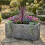 Slate Brick Effect Trough Planter for Patio and Garden 6
