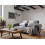 Beliani Sofa 3 Seater WETLAN Fabric Dark Grey 2