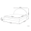 Beliani Bed Fabric MARGUT 160 x 200 cm (EU King Size) Light Grey 3