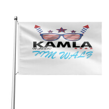 HARRIS WALZ 2024 Buitenvlag President 3x5ft vlaggen, 2024 Banner vlag bord voor binnen- en buitendecoratie