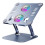 jixopn Laptopstandaard Bureau-organizer Tablethouder Computeraccessoires (Grijs) 1