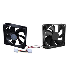 2 ks ventilátorů s kluzným ložiskem pro chladič CPU skříně PC - 120 mm x 25 mm DC24V4Pin a 92 mm x 25 mm 24V2Pin