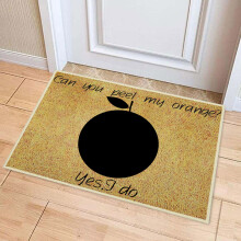 Défi d'amour, conversation, cœurs, promesse pour la Saint-Valentin, tapis de la Saint-Valentin (Peux-tu peler mon orange ? Oui, je le veux !)