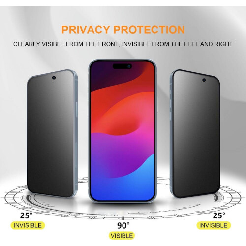Συμβατό με iPhone15Plus. Φιλμ σκληρυμένου γυαλιού 6,7 ιντσών με αντιθαμβωτική επίστρωση 1