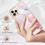 Θήκη SKALO συμβατή με iPhone15Pro Max από μάρμαρο TPU - Motif1multicolor 2