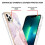 Θήκη SKALO συμβατή με iPhone15Pro Max από μάρμαρο TPU - Motif1multicolor 4