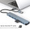 Σταθμός σύνδεσης USB, Hub, με PD100W, SD/TF, Audio3.5, προσαρμογέας πολλαπλών θυρών 4USB, για 6