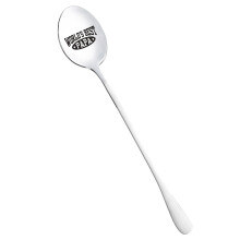 Poaug lepels in de aanbieding, Vaderdag servies, gegraveerde lepel, cadeau voor vader, bedrukt servies, roestvrijstalen lepel, keuken opruiming B
