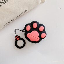 MINISO Sanrio Cartoon -kuulokkeiden silikonikuori, joka on yhteensopiva Airpods2:n ja 3:n kanssa. Söpö kissa, Kuromi Melody -kotelo Airpods
