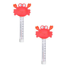 Lot de 2 jouets flottants en forme d'animaux pour piscines extérieures et intérieures, spas, jacuzzis - Compatibles avec les aquariums, 10 ml -