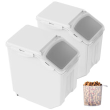 Bac de rangement - DUOKU - F-8908 - 15 L - Couvercle hermétique - 2 pièces