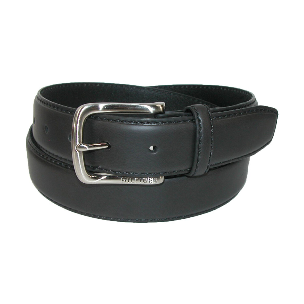Photos - Belt Tommy Hilfiger Men's Harness Buckle 35mm Stiched Edge  