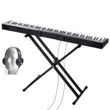 Clavier de Piano Numérique à 88 Touches-Duoku-Doté de Touches Semi-lestées-Piano à Clavier Électrique Pleine Taille Livré