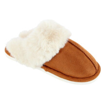 CTM Women's Warm Faux Fur Lined Clog Slippers by Wootie