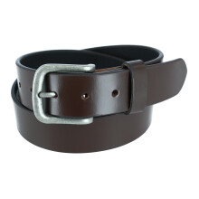 CTM Men's Leather 35 mm Removable Buckle Bridle Belt