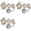 9X Dumpling Maker, Empanadas Press Mold Maker Set with Dough Cutter and Stuffing Spoon, Empanada Molds 1