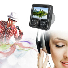 Marine Radio Boat Stereo FM AM Digital Media Audio Player Waterproof for Yacht ATV UTV Cart Motorcycle
