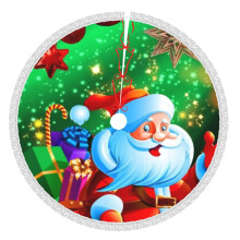 Jupe de sapin de Noël 76 cm (30 pouces), tapis de sapin pour les fêtes d'hiver, jupe de sapin pour décorations de Noël rustiques