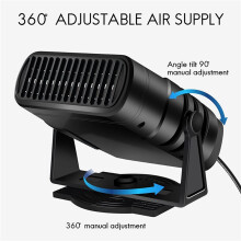 5X Tragbare Heizung Lüfter Auto Auto Heizung Defroster Demister 200W Heizung Wind Schutz Scheibe 360 Grad Drehung 24V