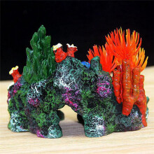 Aquarium RéSine Corail Plante Coquille RéCif Montagne Grotte Ornement Aquarium DéCor