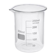 GLO10-0250 - BEKER 250ML DOORZICHTIG GLAS
