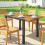 Outsunny Outsunny Patio Dining Table Expandable 80-120 cm 9