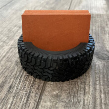 Tire Business Card Holder - Wheel Shop Display Stand Desktop Countertop