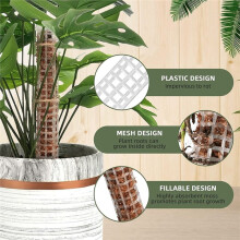 Poteau de Mousse en Plastique, Étendu Jusqu'à 25 Pouces, la Mousse de Sphaigne Est Incluse dans le Poteau de Plante, Poteau de Mousse pour Plantes,