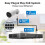 Κάμερα ασφαλείας IP Bullet 3MP PoE εξωτερικού/εσωτερικού χώρου, ενσύρματη κάμερα 2